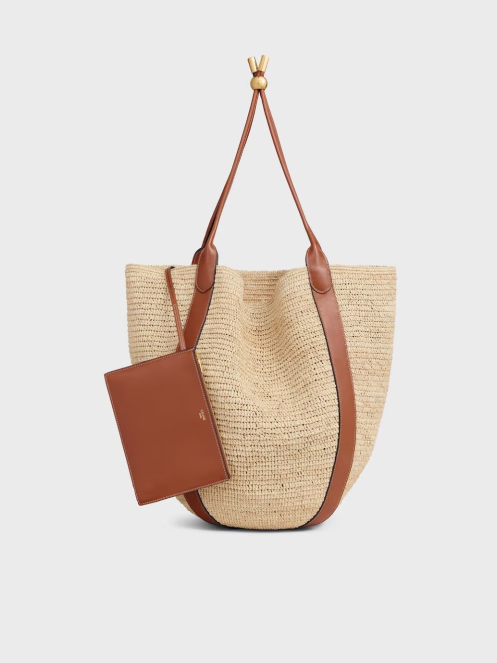 Celine Large Bucket Raffia NWT